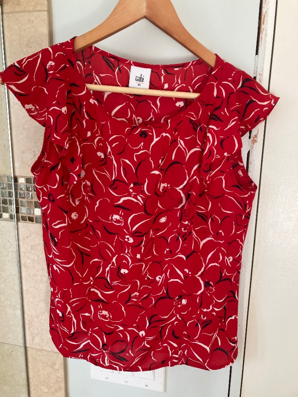 Cabi Wink Top -Red